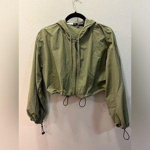 Zip up bomber jacket